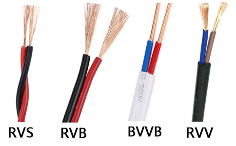 RVS與RVB、BVVB、<a href='http://zzmydz.com/rvvdianxian/' target='_blank'><u>RVV電線</u></a>